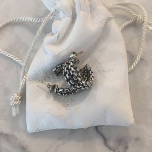 David Yurman Jewelry - David Yurman Sterling Silver Hoop Earrings David Yurman Jewelry - David Yurman Sterling Silver Hoop Earrings